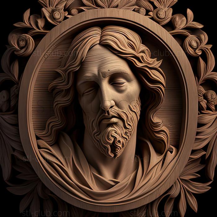 3D model st jesus (STL)